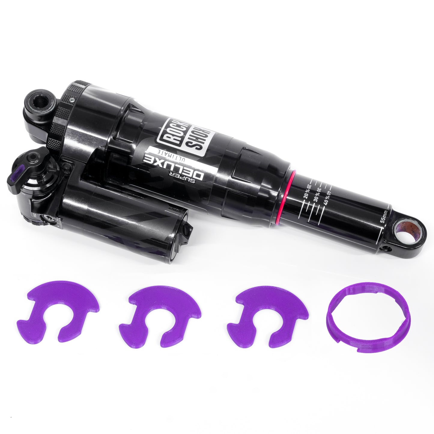 Rockshox Super Deluxe Volume Spacer Purple - Bottomless Token
